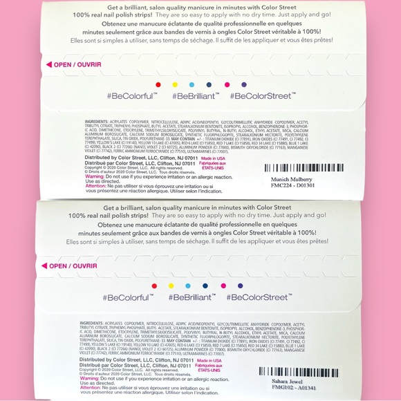 🆕 2 REAL NAIL POLISH STRIPS SETS (16 Peel & Apply No-Dry Strips per Set) - Picture 6 of 7